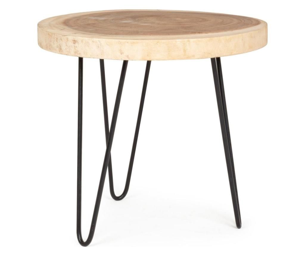 Set od 2 drvene police za ručnike 56x48 cm