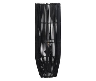 Bambusz állólámpa, 61 cm magas, fekete
