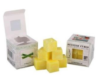 Illatos viasz olvadék, 8 kocka, Citronella illat