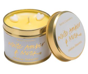 Lumanare parfumata White Amber & Musk, Bomb Cosmetics