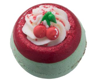 Bila efervescenta de baie Cherry on top, Bomb Cosmetics, 160 gr