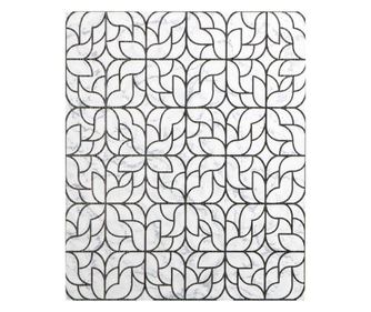 Тапет DEGRETS 85074-30 Винил, Плетка 3D бял  0.53 см x 10.05 м