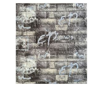 Тапет DEGRETS 99209, Самозалепващ, 3D тапет, сив  70см x 77см x 6мм