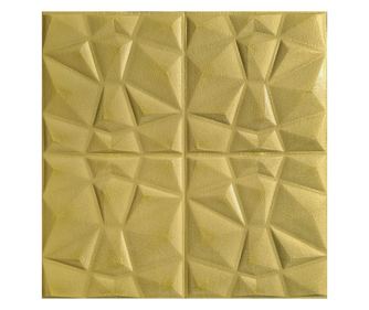 Тапет DEGRETS 99219, Самозалепващ, 3D тапет, злато  70см x 70см x 8мм