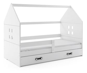 Drveni Dječji Krevet Domi S Ladicom Na Izvlačenje – 160x80cm  160x80x124 cm