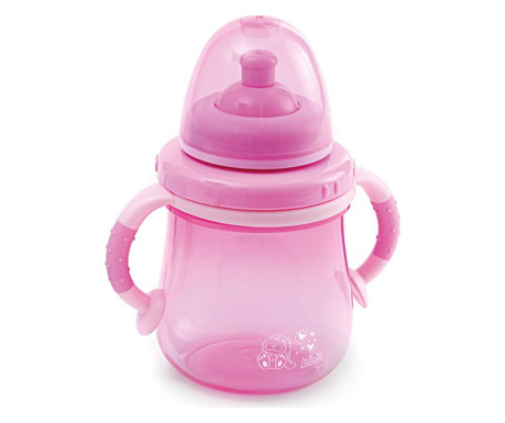 Dievčenská dojčenská fľaša Lulabi Pink 300 ml