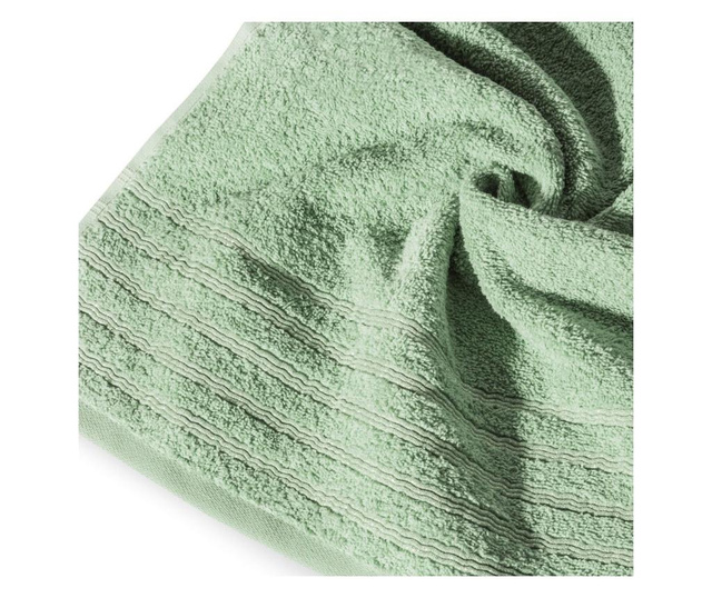 Prosop de baie Eurofirany, Paula Mint, bumbac, 485, 50x90 cm, verde menta