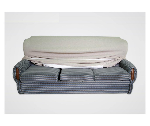 Комплект еластичен калъф за диван от три части (за диван тройка и два фотьойла) Smart Homes цвят 91 сив