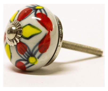 Porcelanasti ročaj za pohištvo vintage slog