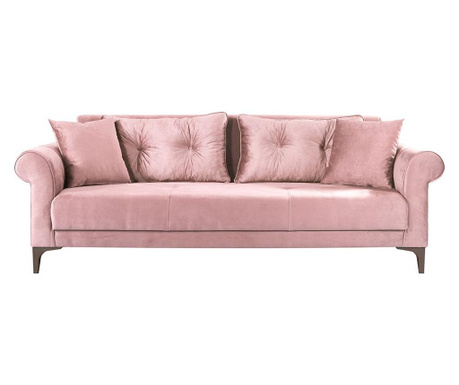 Canapea extensibila Gauge Concept, roz, 120x