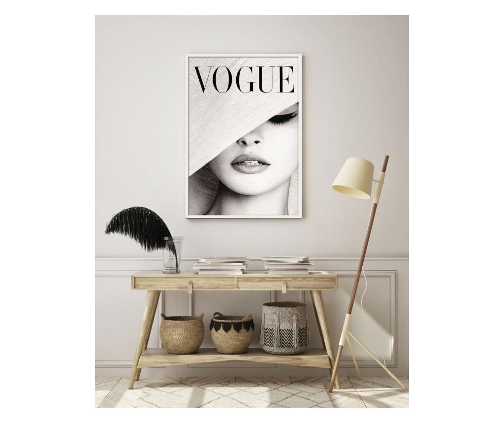 Tablou vopsea ecologica Vogue Hat 80x120 cm - Vivre