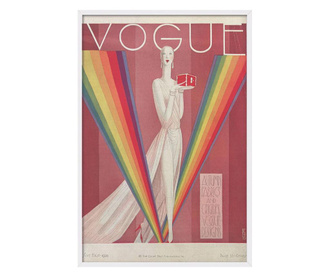 Slika z ekološkimi barvami Vogue September 1926 30x45 cm