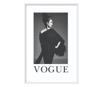Vogue Black & White Vii Ökológiai tintával nyomtatott kép 60x90 cm