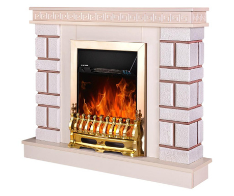 Semineu Electric Nazarii Mini Jasmine & Galileo Gold  108 x 86  x 24,5 cm