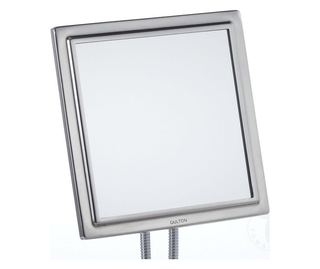Oglinda de masa Tomasucci, otel, 21x14x32 cm, alb