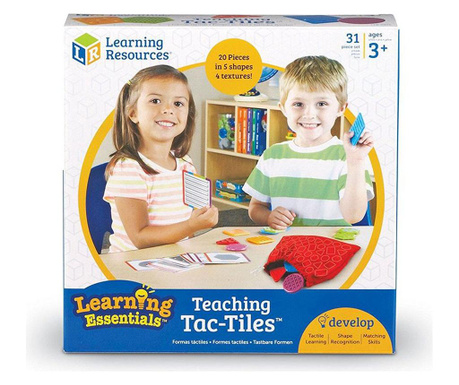 Forme geometrice tactile, Learning resources, LER 9075