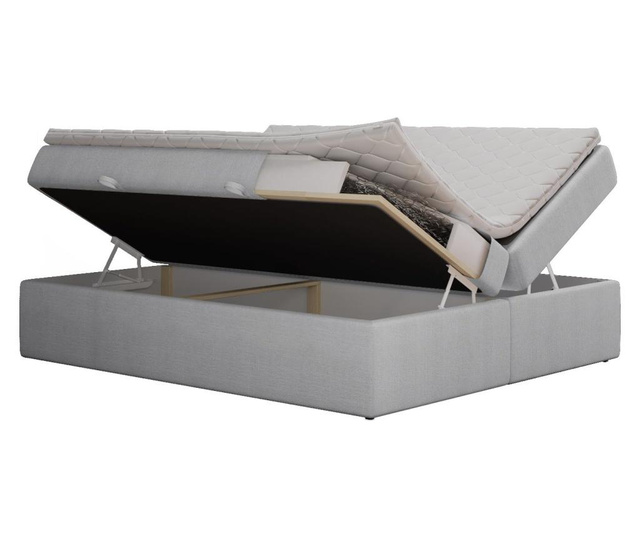 Continental Boxspring ágy tárolóhellyel és védőmatraccal 160x200 cm
