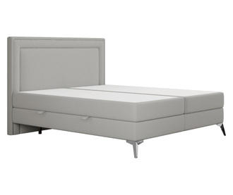 Boxspring postelja z nadvložkom in prostorom za shranjevanje Continental 140x200 cm
