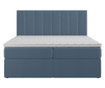 Boxspring postelja z nadvložkom in prostorom za shranjevanje Continental 180x200 cm