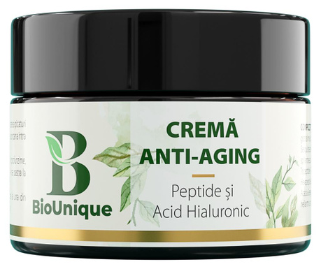 Crema Anti-Aging cu Peptide si Acid Hialuronic