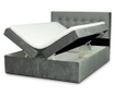 Boxspring krevet s nadmadracem i prostorom za odlaganje Paris 180x200 cm