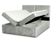 Boxspring postelja z nadvložkom in prostorom za shranjevanje Rico 140x200 cm