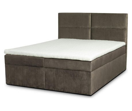 Boxspring krevet s nadmadracem i prostorom za odlaganje Rico 160x200 cm