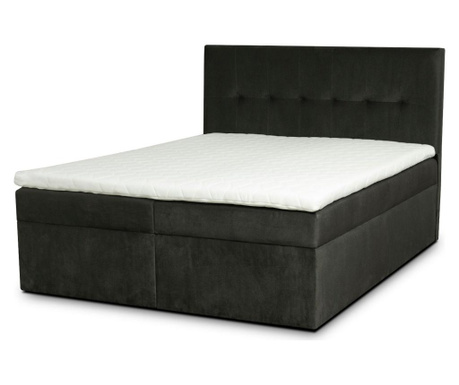 Boxspring krevet s nadmadracem i prostorom za odlaganje Nancy 200x200 cm