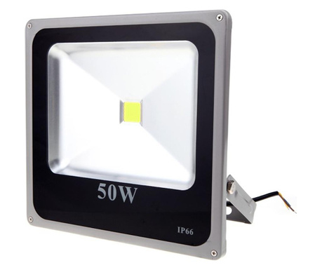Proiector LED SMD 50W Economic Slim 6500K ( Lumina Rece) 220V de Interior si Exterior Rezistent la Apa IP66