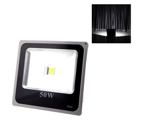 Proiector LED SMD 50W Economic Slim 6500K ( Lumina Rece) 220V de Interior și Exterior Rezistent la Apa IP66