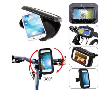 Suport Telefon Universal MRG L-193, Marime XXL, Pentru Bicicleta / Moto, Impermeabil