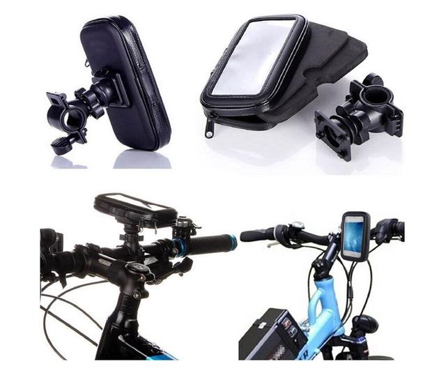 Suport Telefon Universal MRG L-193, Marime XXL, Pentru Bicicleta / Moto, Impermeabil