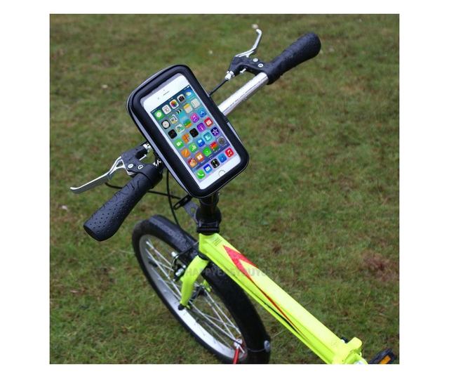Suport Telefon Universal MRG L-193, Marime XXL, Pentru Bicicleta / Moto, Impermeabil