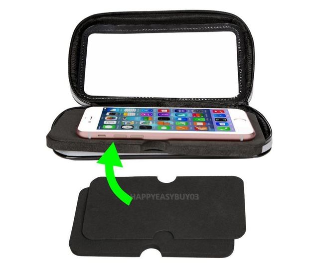 Suport Telefon Universal MRG L-193, Marime XXL, Pentru Bicicleta / Moto, Impermeabil
