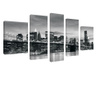 Сет Картина Канава Degrets 78654 Бруклински мост 3 100x170см, 5 части ( 2x60x40 см, 2x80x30 см, 1x100x30 см)