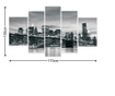 Сет Картина Канава Degrets 78654 Бруклински мост 3 100x170см, 5 части ( 2x60x40 см, 2x80x30 см, 1x100x30 см)
