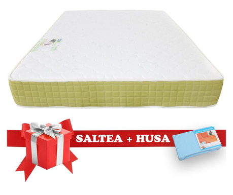 Saltea Pocket Spring Saltex + Husa Cu Elastic  160x200 cm