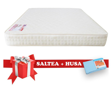 Saltea Superortopedica Saltex + Husa Cu Elastic  140x200 cm