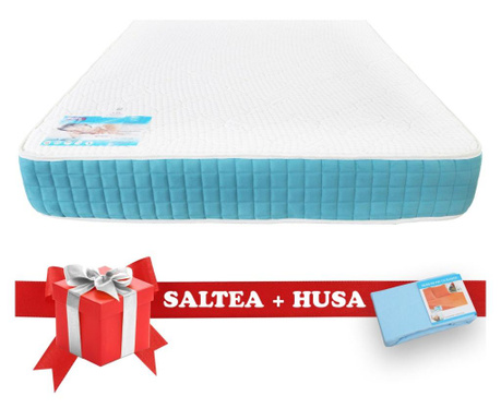 Saltea Memory Foam Saltex + Husa Cu Elastic  140x200 cm