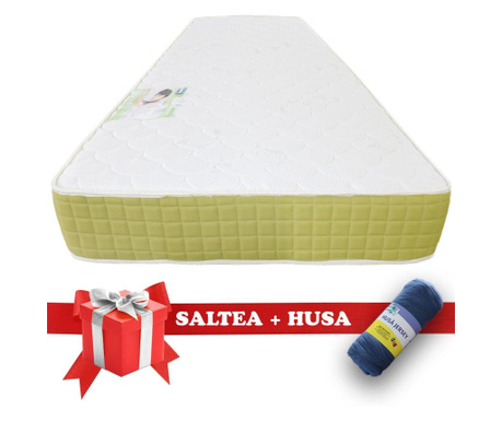Saltea Pocket Spring Saltex + Husa Cu Elastic  90x190 cm