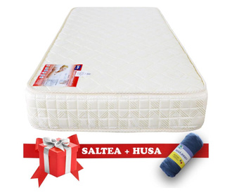 Saltea Superortopedica Saltex + Husa Cu Elastic  90x200 cm
