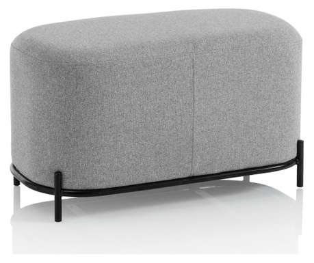 RESIGILAT Bancheta Tft Home Furniture, Vanity Light Grey, gri deschis, 82x42x45 cm