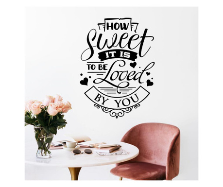 Sticker decorativ pentru perete - Sweet Loved