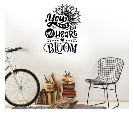 Sticker decorativ pentru perete -  My Heart Bloom