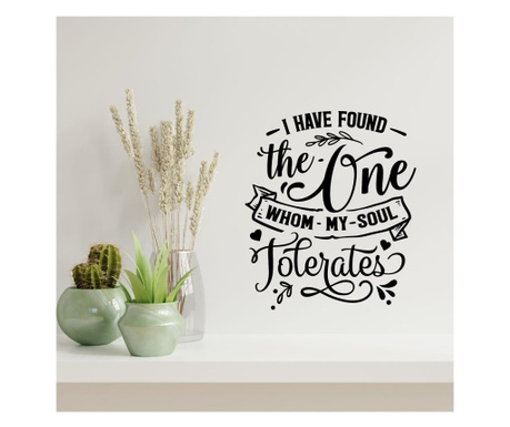 Sticker decorativ pentru perete - The one