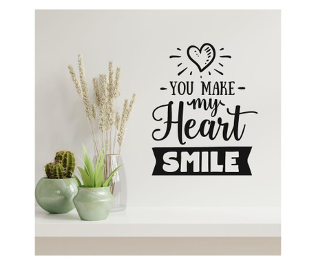 Sticker decorativ pentru perete - Heart Smile