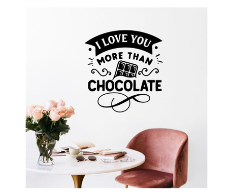 Sticker decorativ pentru perete - Love Chocolate