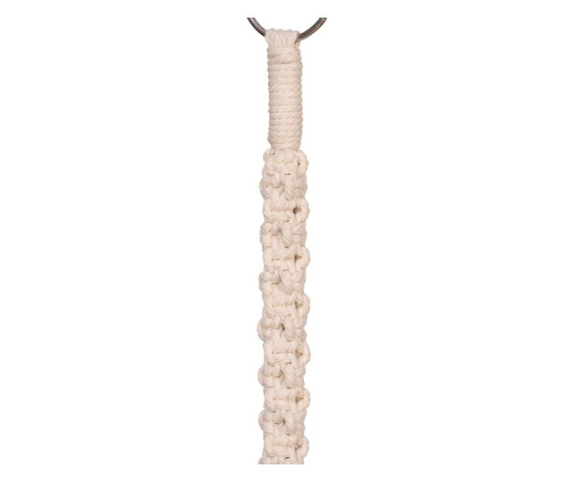 Agatatoare macrame ghiveci HILDA, QNODI, textil, natur, 100 cm