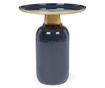 Masuta Cafea Metal Albastru Auriu Nalima Ø 40.5 Cm X 45.5 H