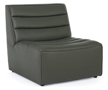 Magnus tamnozelena fotelja presvučena ekološkom kožom 76 cm x 89 cm x 79 hx 38 h1